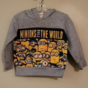 Despicable Me Minions grey pullover hoodie